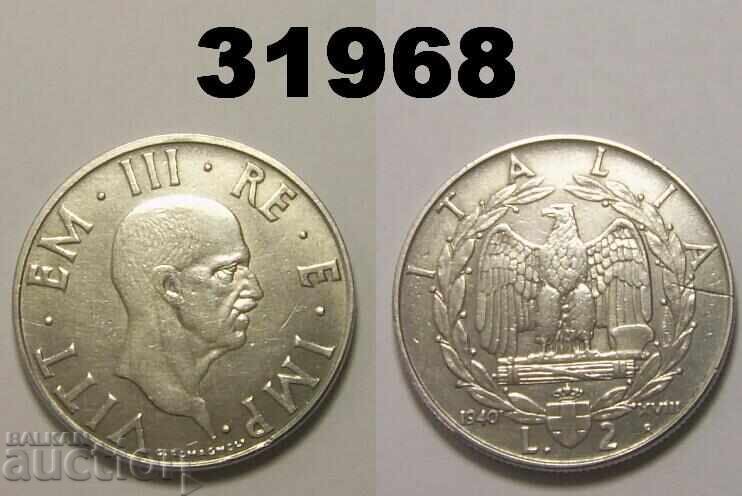 Italia 2 lire 1940