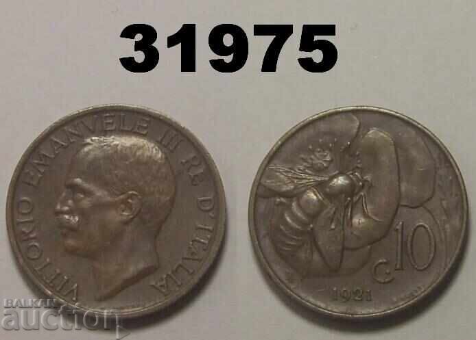 Italia 10 centesimi 1921
