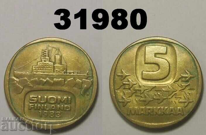 Φινλανδία 5 γραμματόσημα 1983