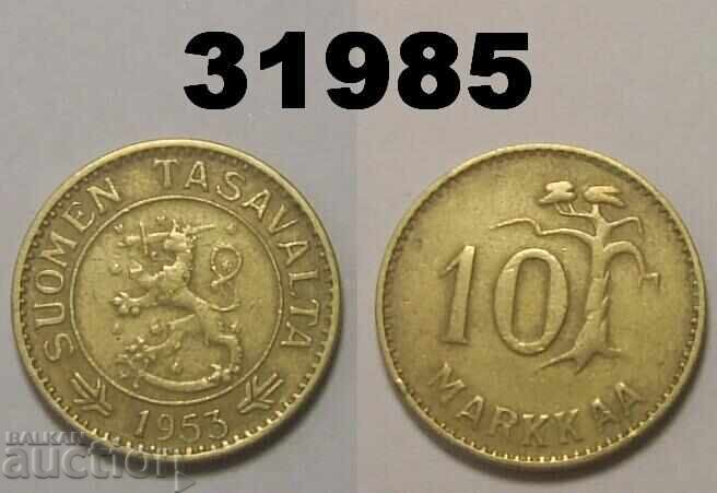Φινλανδία 10 μάρκα 1953