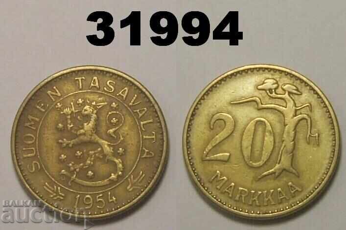 Φινλανδία 20 μάρκα 1954 Φινλανδία 20 μάρκα 1954