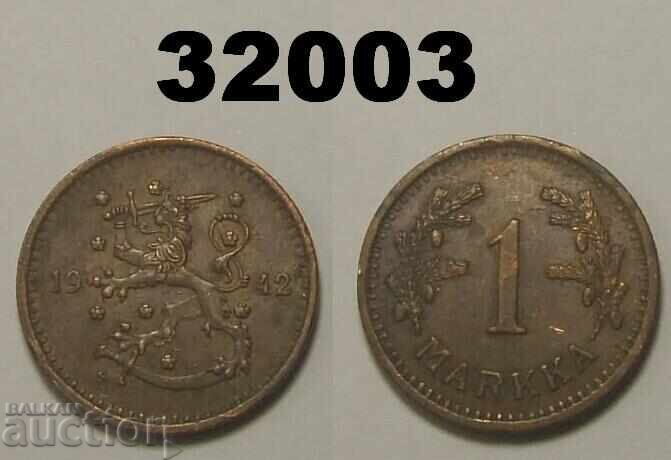Finlanda 1 marcă 1942 Finlanda 1 marcă 1942