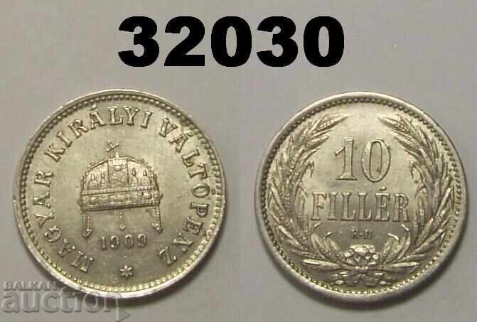 Ουγγαρία 10 fillers 1909