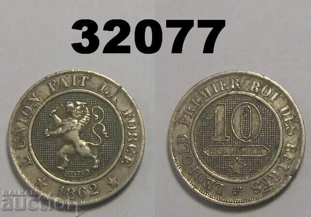 Βέλγιο 10 εκατοστά 1862
