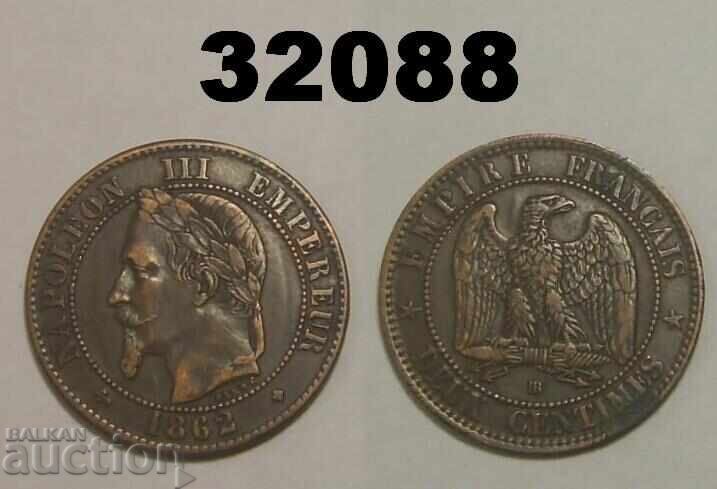 Γαλλία 2 λεπτά 1862 BB