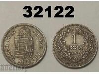 Hungary 1 Kreuzer 1888