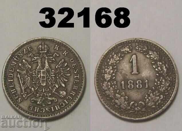 Austria 1 creițar 1881 Austria 1 creițar 1881