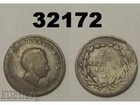 Baden 1/2 Kreuzer 1829 Notes Germany