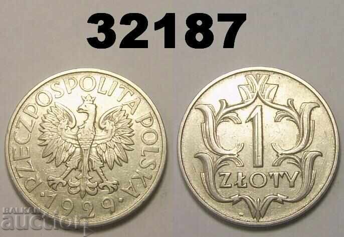 Πολωνία 1 ζλότι 1929
