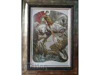 Юлиан Йорданов - картина "Свети Георги", 82х62 см.