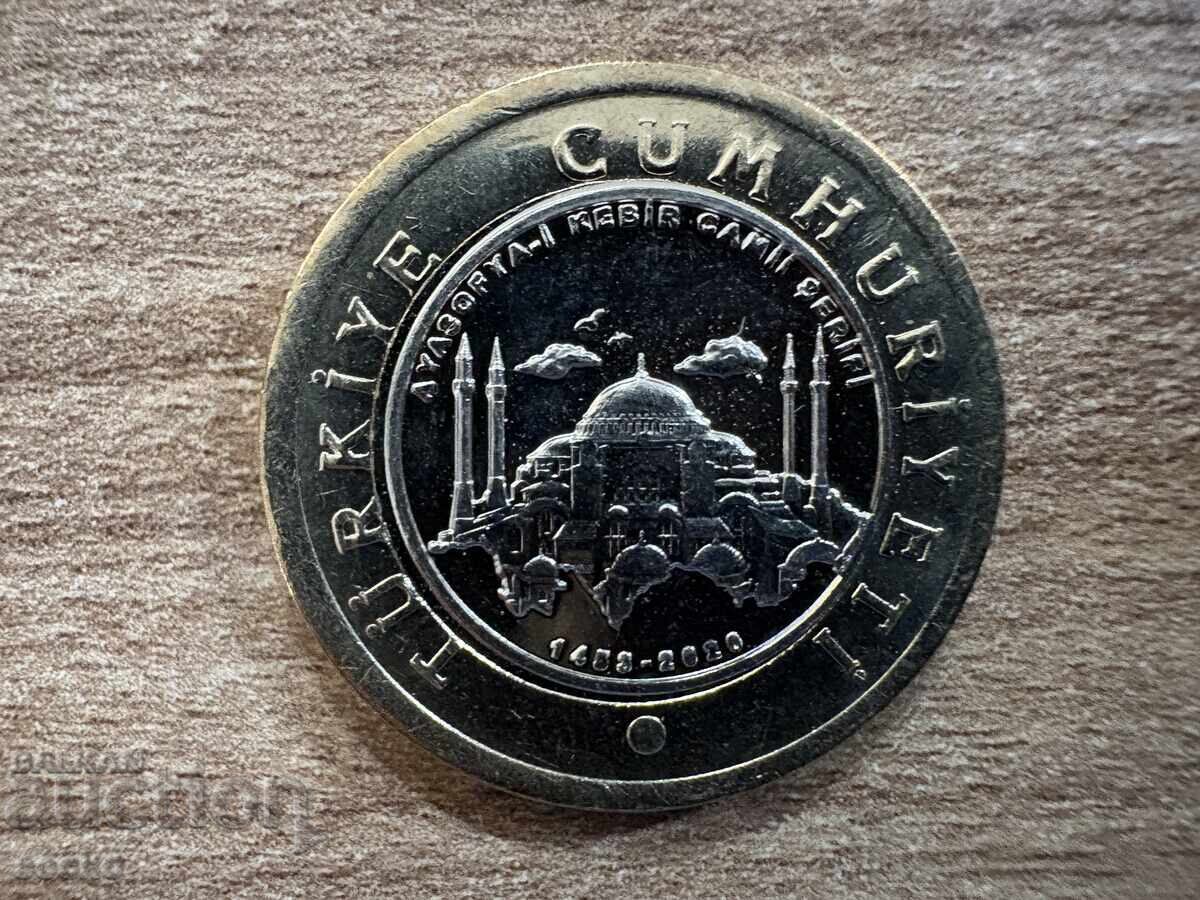 Turkey - 1 Lira (2020) - Hagia Sophia with price 6.00 BGN | € 3.07 Turkey - 1 Lira (2020) - Hagia Sophia with price 6.00 BGN | € 3.07