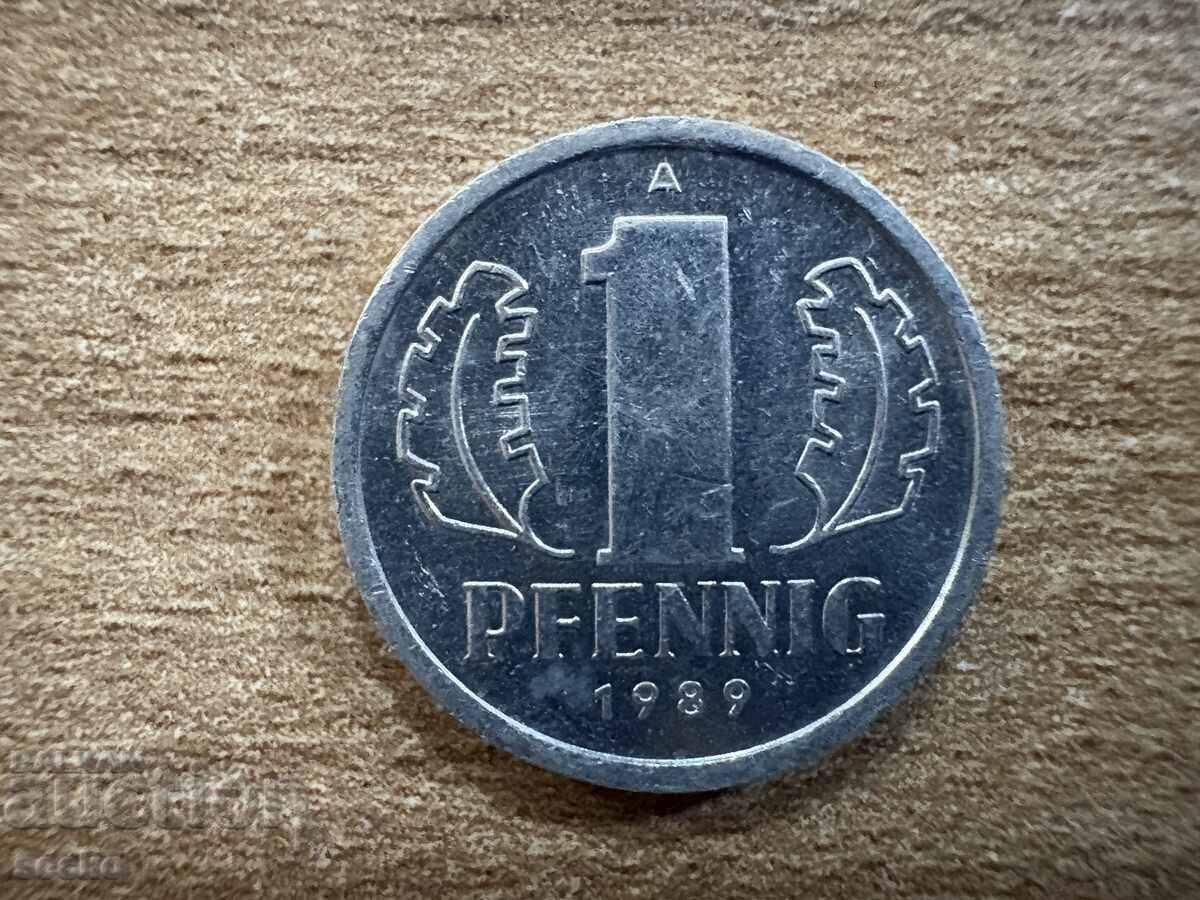 ΓΔΛ - 1 πφένιγκ (1989)