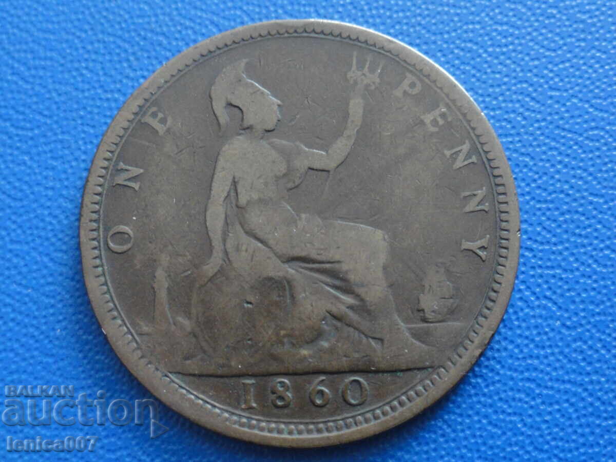 Auction Great Britain 1860 - 1 Penny (m) Auction Great Britain 1860 - 1 Penny (m)