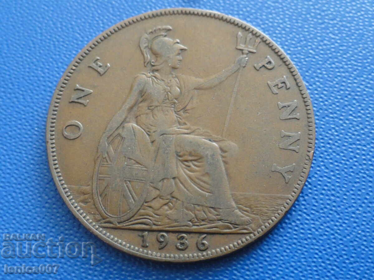 Great Britain 1936 - 1 Penny with price 3.90 BGN | € 1.99