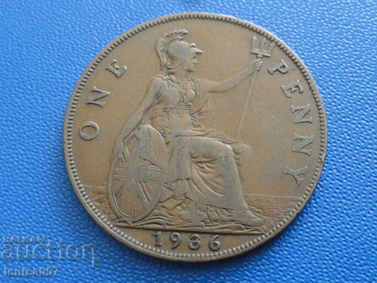Marea Britanie 1936 - 1 penny - 6