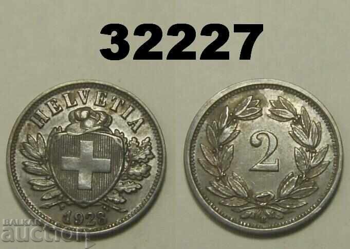 R! Швейцария 2 рапен 1928 Отлична R! Швейцария 2 рапен 1928 Отлична