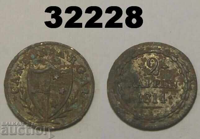 Αργκάου 2 ραππεν 1814 Ελβετία