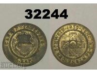Freyburg 5 Rappen 1830 Switzerland