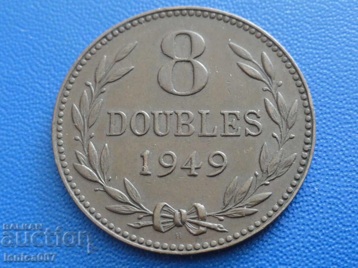 Аукцион Гърнси 1949г. - 8 дубъла Аукцион Гърнси 1949г. - 8 дубъла