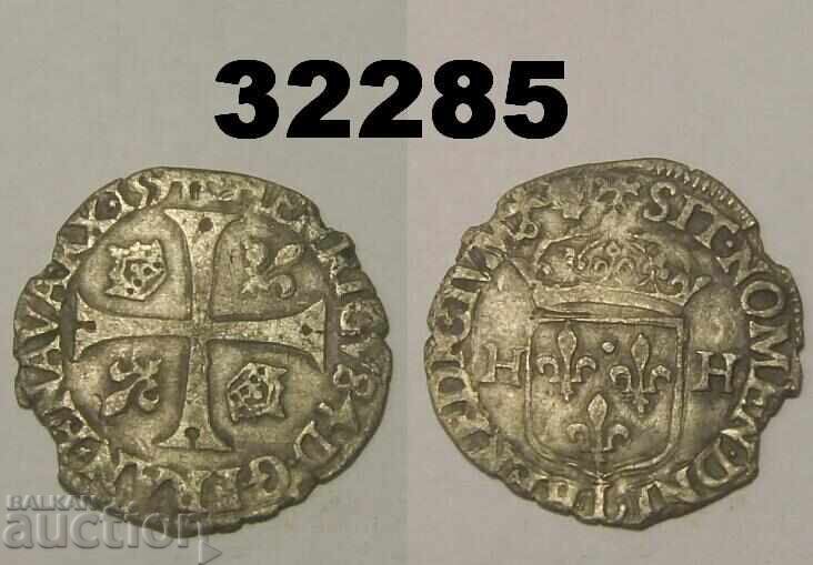 Γαλλία 1 douzain 1594 L Henry IV βίλον