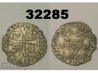 Γαλλία 1 douzain 1594 L Henry IV βίλον