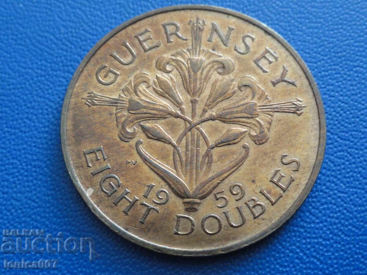 Guernsey 1959 - 8 dubluri