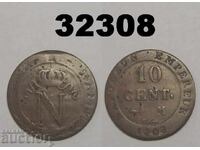 France 10 Centimes 1808 M Napoleon