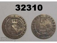 France 10 Centimes 1809 A Napoleon