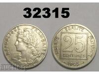 Франция 25 сантима 1903