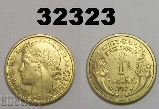 Franța 1 franc 1937 Excelentă Franța 1 franc 1937 Excelentă