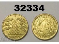 10 Pfennig 1925 F Germania XF+/AUNC
