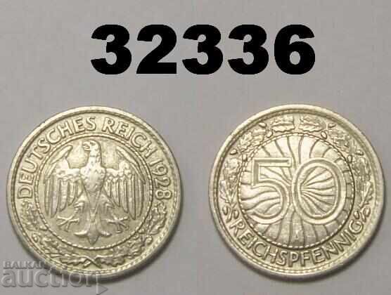 Germany 50 Pfennig 1928 A Germany 50 Pfennig 1928 A