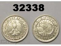 Germania 50 pfennig 1928 E Excelentă