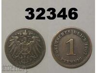 Germania 1 Pfennig 1907 G