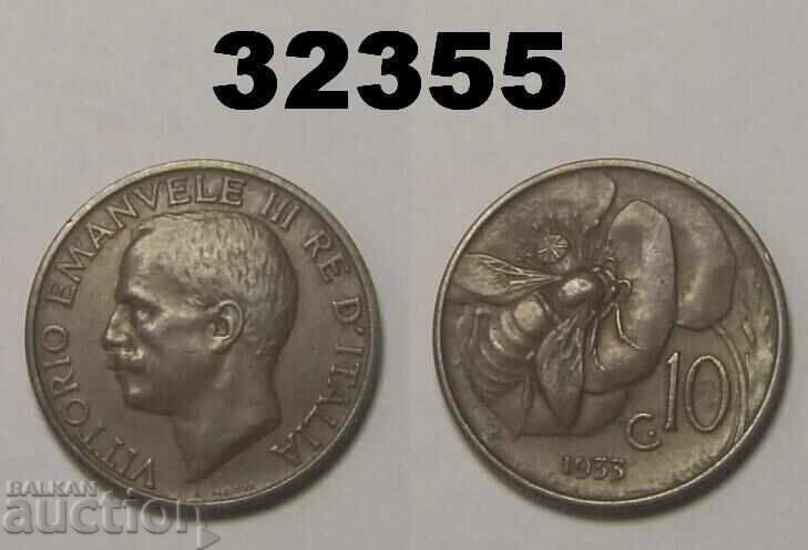 Ιταλία 10 λεπτά 1933 Ιταλία 10 λεπτά 1933