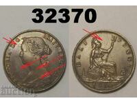 Marea Britanie 1/2 penny 1860 Note