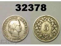 Switzerland 5 Rappen 1920