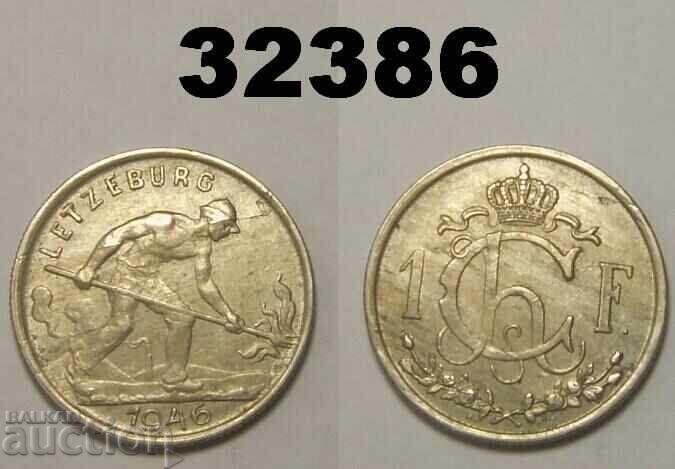 Λουξεμβούργο 1 φράγκο 1946 Λουξεμβούργο 1 φράγκο 1946