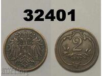 Austria 2 Heller 1897