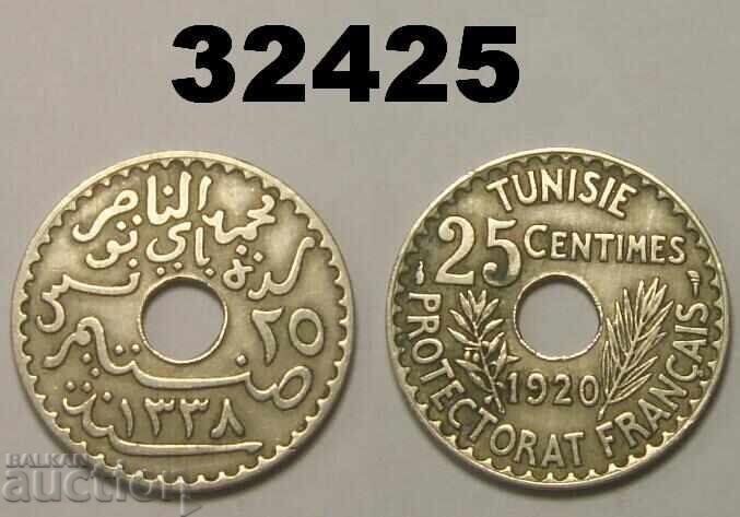 Tunis 25 centime 1920