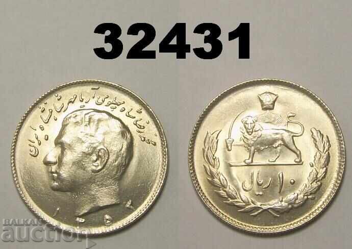 Iran 10 riali 1974 (1353) UNC
