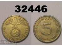 Γερμανία 5 πφένιγκ 1937 G Σβάστικα