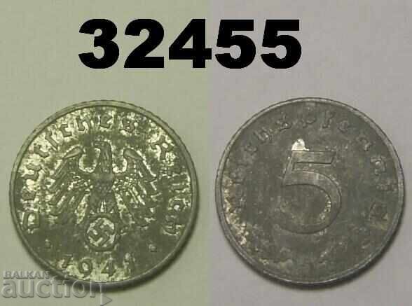 Γερμανία 5 πφένιγκ 1941 A Σβάστικα