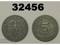 Germany 5 Pfennig 1941 E Swastika