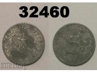 Γερμανία 5 πφένιγκ 1944 D Σβάστικα