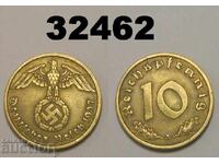 Γερμανία 10 πφένιγκ 1937 Α Σβάστικα