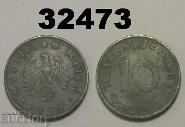 Γερμανία 10 πφένιγκ 1940 A Σβάστικα