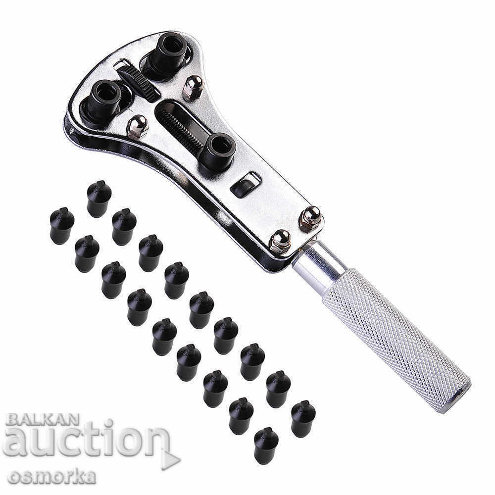 Εργαλείο ωρολογοποιίας για αφαίρεση πίσω καπακιών τριών σημείων 1