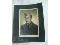 Παλιά φωτογραφία - στρατιώτης, στολή