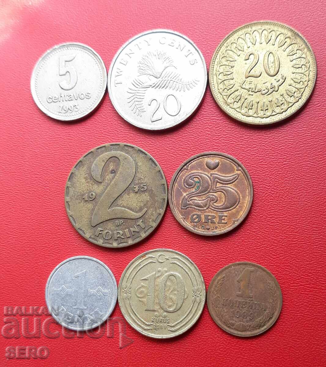 Mixed lot of 8 coins Mixed lot of 8 coins